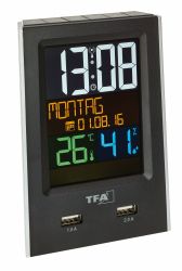Radio alarm clock with USB charging function CHARGE-IT / Kat.№60.2537.01