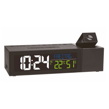 SHOW Radio-controlled projection alarm clock with indoor climate  / Kat.60.5014