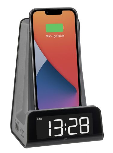 Digital alarm clock with induction charger ICONcharge / Kat.№60.2033.10