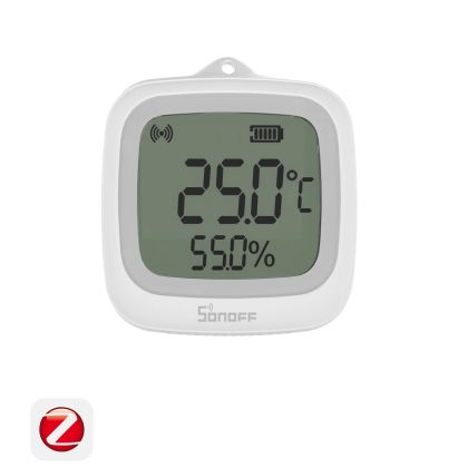 SONOFF Zigbee LCD интелигентен сензор за температура и влажност, IP65 / Арт.№ SO SNZB-02WD