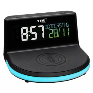 Будилник с температура и безжична зарядна станция "CHARGE-IT WIRELESS" /Арт.№ 60.2028.01