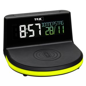 Будилник с температура и безжична зарядна станция "CHARGE-IT WIRELESS" /Арт.№ 60.2028.01