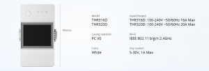 TH Elite Sonoff Wi-Fi управляем ключ - 16А / Арт.№ SO THR316D 