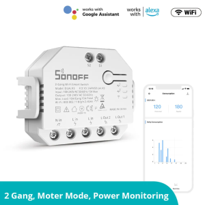 Двуканален смарт Wi-Fi управляем ключ-20A / Aрт.№SO-DUALR3 