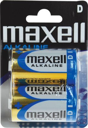 АЛКАЛНА БАТЕРИЯ MAXELL LR20 /2 БР. В ОПАКОВКА/ 1.5V / Арт.№BA-D-MAXELL 