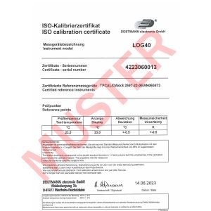 Data logger for temperature and external sensor LOG40 / Kat. № 31.1065