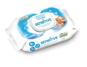BEBELAN SENSITIVE Биоразградими влажни кърпи