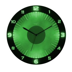Стенен радиоуправляем часовник с цветно осветление LUMOCLOCK / Арт.№60.3553.10