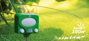 Външен соларен ултразвуков уред за прогонване на гризачи, кучета, котки и диви животни - 100 кв.м./Арт.№1231000