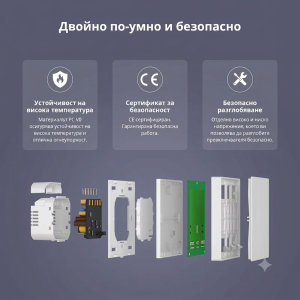 Sonoff Matter Smart Wi-Fi Wall Switch (2-Gang)- SO M5 2C 86W