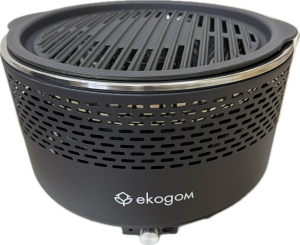 Ekodom Portable Charcoal BBQ Grill | Fan-Assisted, Low Smoke