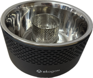 Ekodom Portable Charcoal BBQ Grill | Fan-Assisted, Low Smoke